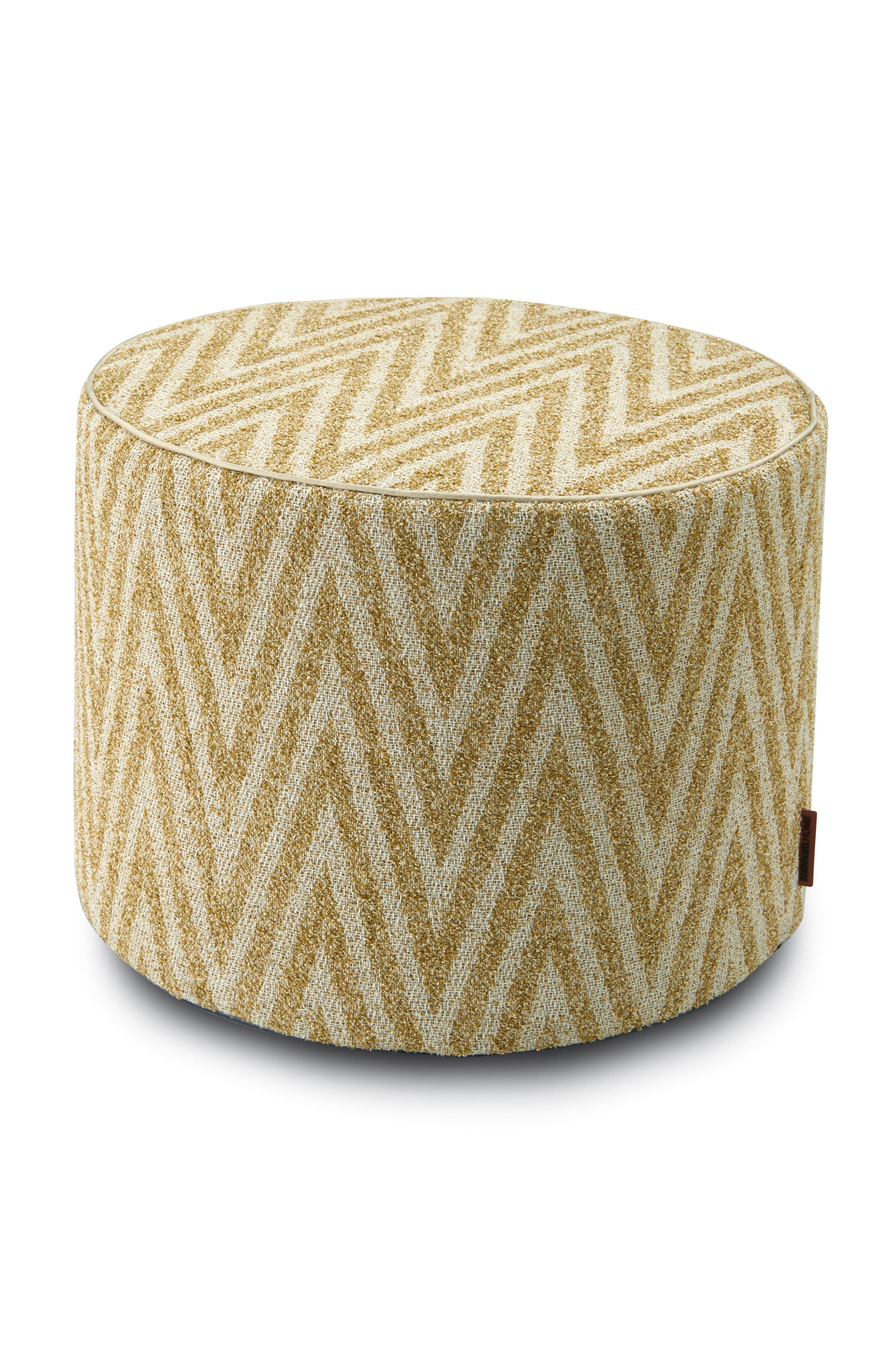Estudio Ubuntu Pouf New Line Mustard Estudio Ubuntu Pouf New Line Mustard